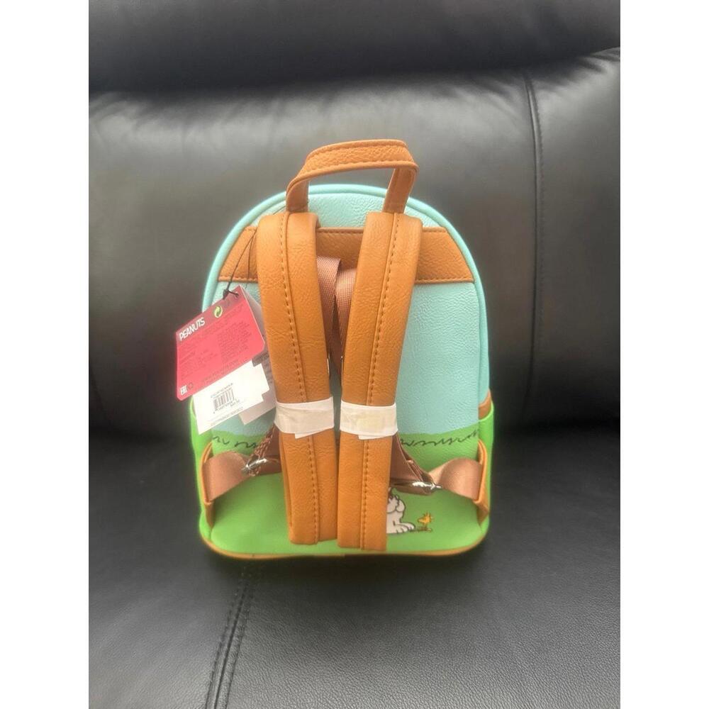 Loungefly Peanuts Snoopy vs. the Red Baron Backpack NWT - Picture 3 of 4